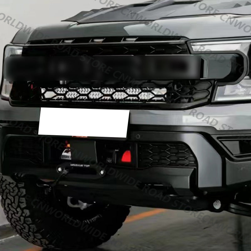 For FORD RANGER 2023 T9 MK4 PX4 High Version XLT WILDTRAK SPORT Front Grills Raptor Style Grille with Led Light Upgrade Tuning