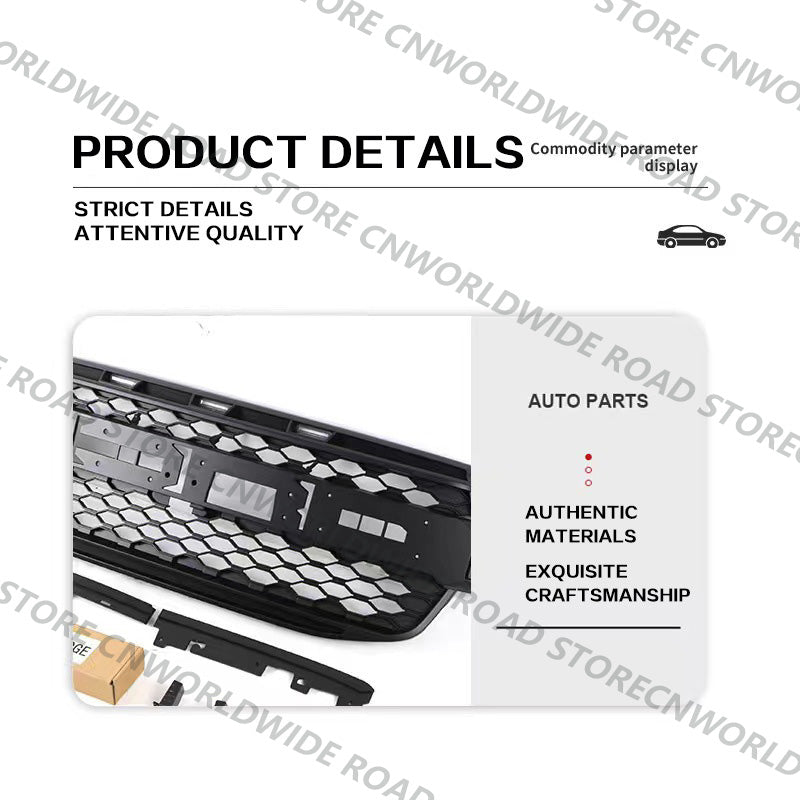 For FORD RANGER 2023 T9 MK4 PX4 High Version XLT WILDTRAK SPORT Front Grills Raptor Style Grille with Led Light Upgrade Tuning